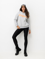Jasnoszara ocieplana bluza z kieszeniami URBAN SURFACE