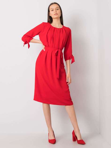 Czerwona sukienka koktajlowa Alethea